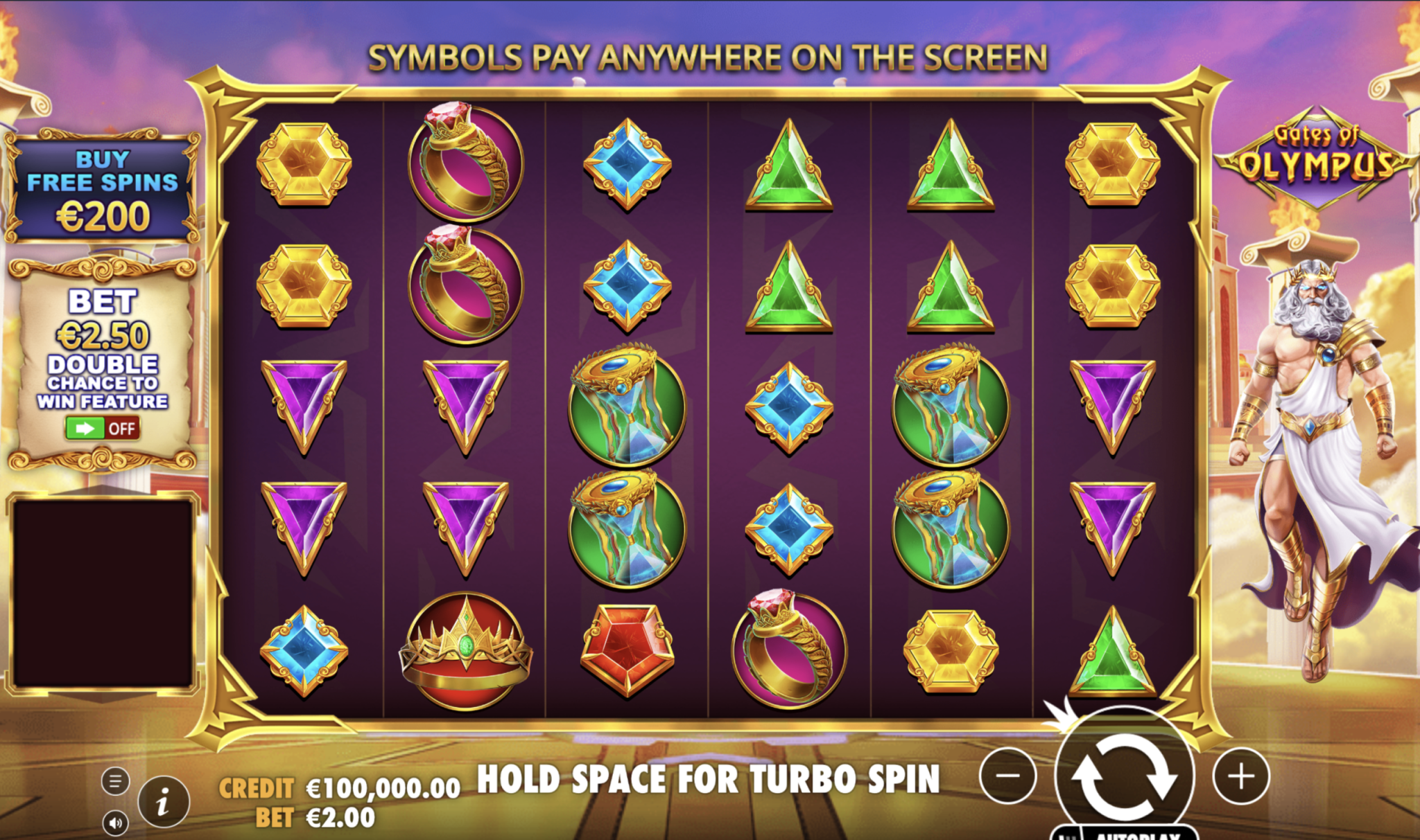 gate of olympus gameplay