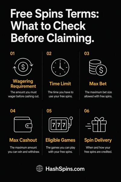 Free Spins Terms What to check before claiming