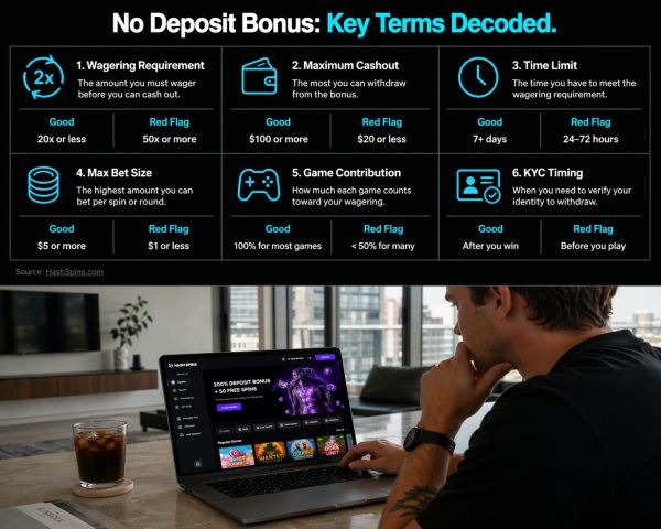 No Deposit Bonus Key Terms Decoded