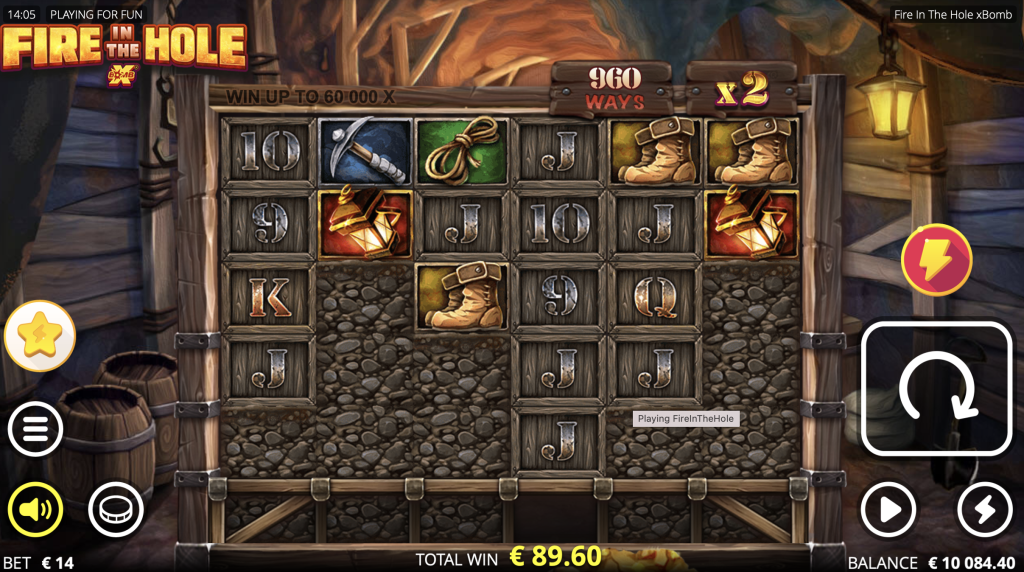 fire in the hole original game