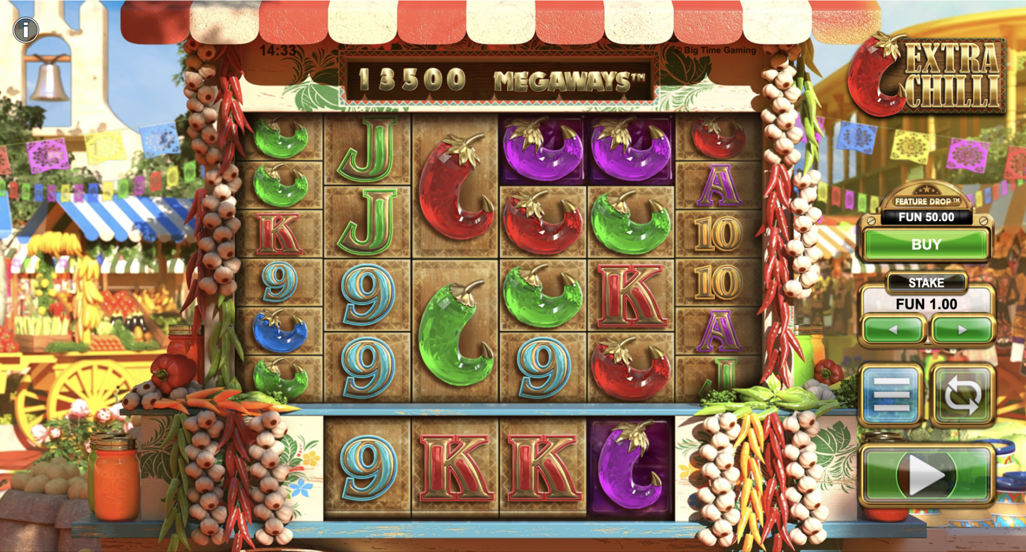 extra chilli slot gameplay