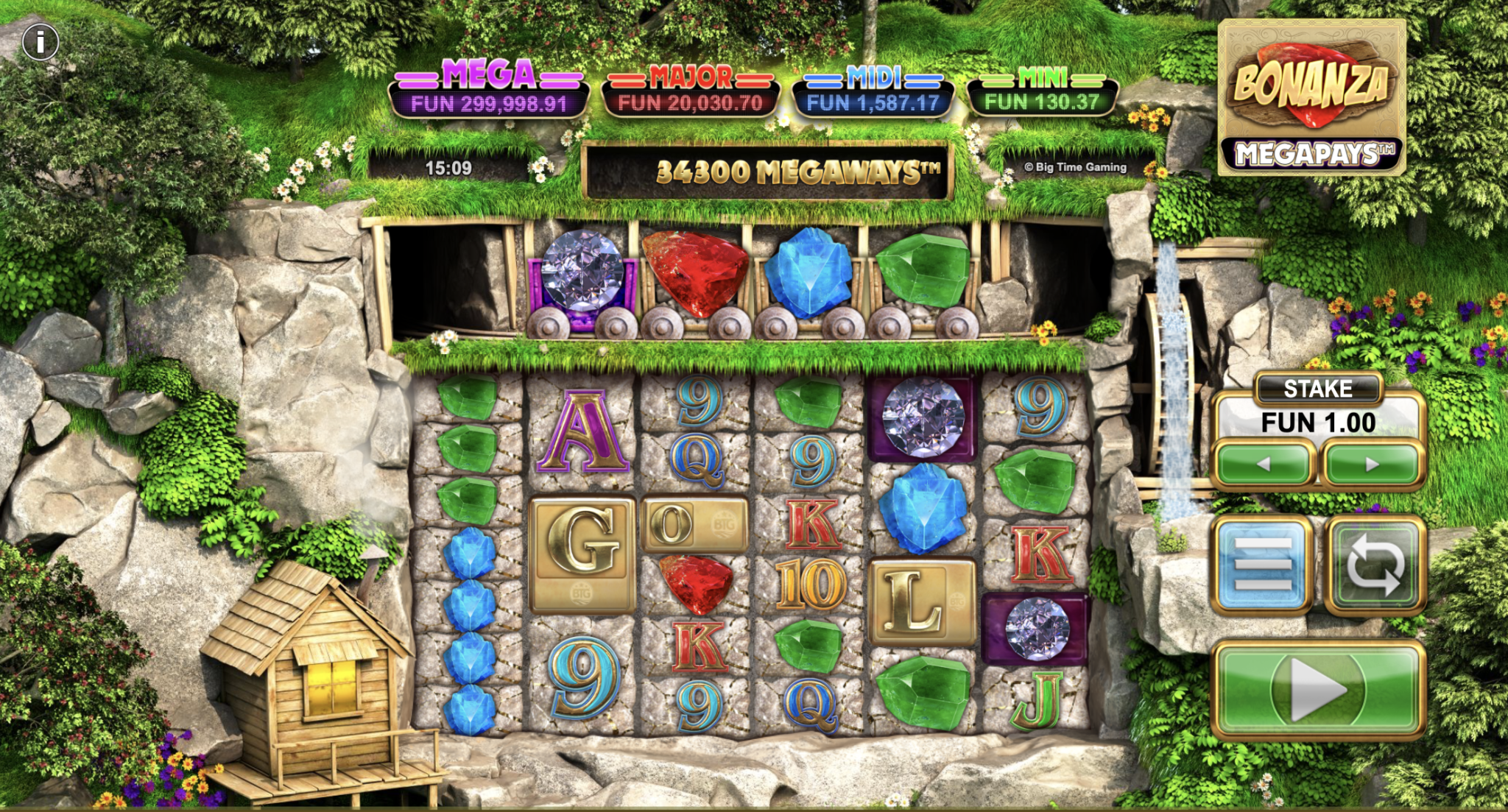 bonanza megaways slot gameplay