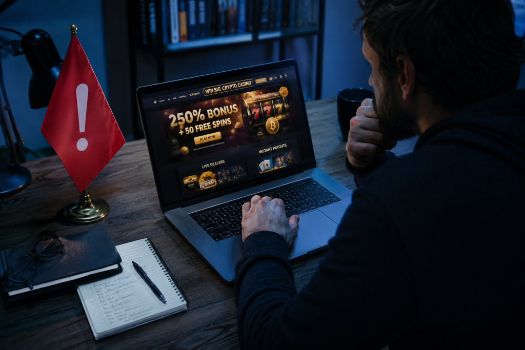 Crypto Casino Red Flags: How to Spot a Scam Fast