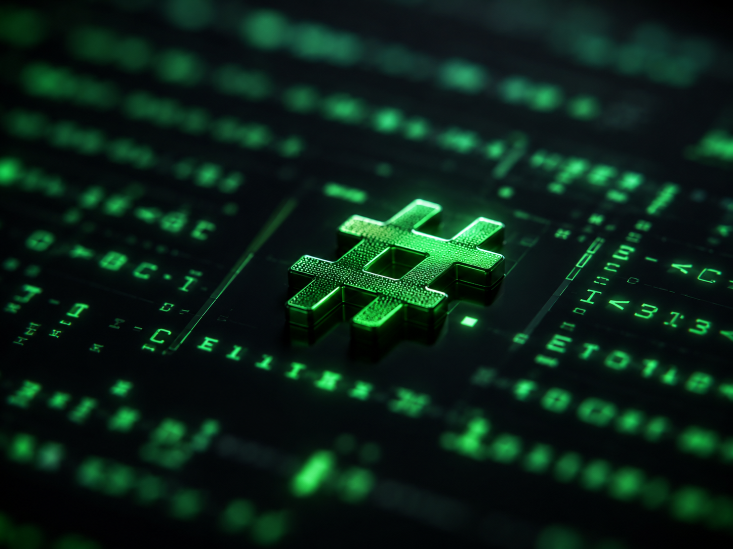 Crypto casino seed explained — glowing hash string on a dark digital background